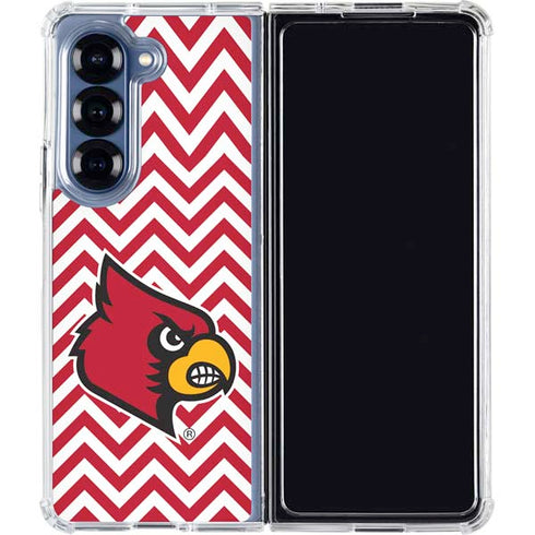 University of Louisville Chevron Galaxy Z Fold6 Clear Case