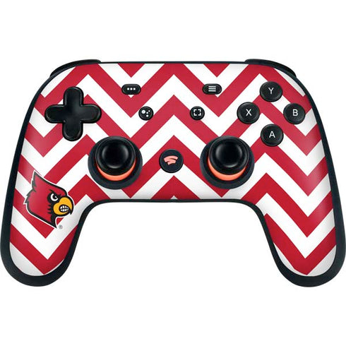 University of Louisville Chevron Google Stadia Controller Skin