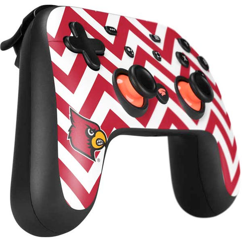 University of Louisville Chevron Google Stadia Controller Skin