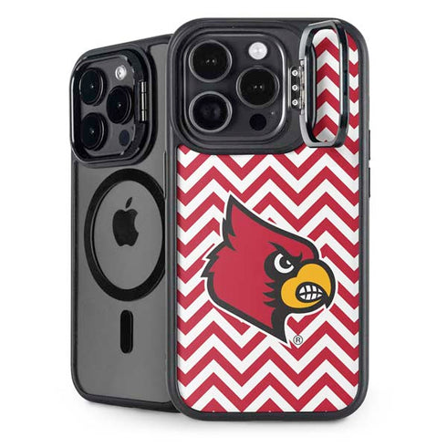University of Louisville Chevron iPhone 15 Pro Max Kickstand Case