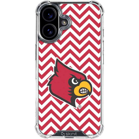 University of Louisville Chevron iPhone 16 Clear Case