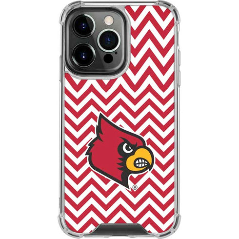 University of Louisville Chevron iPhone 16 Pro Clear Case