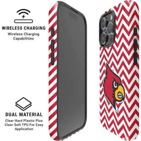University of Louisville Chevron iPhone 16 Pro Magsafe Impact Case