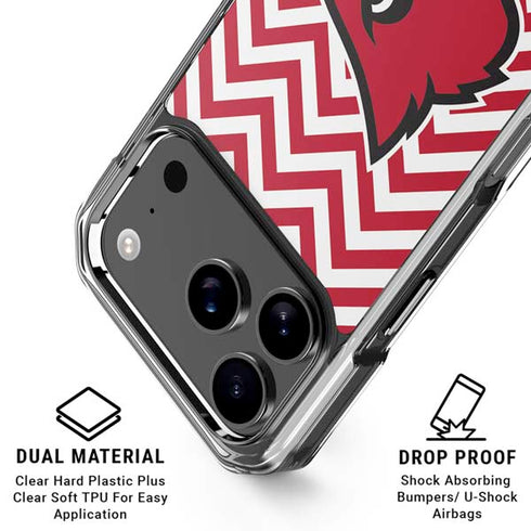 University of Louisville Chevron iPhone 18 Pro Clear Case