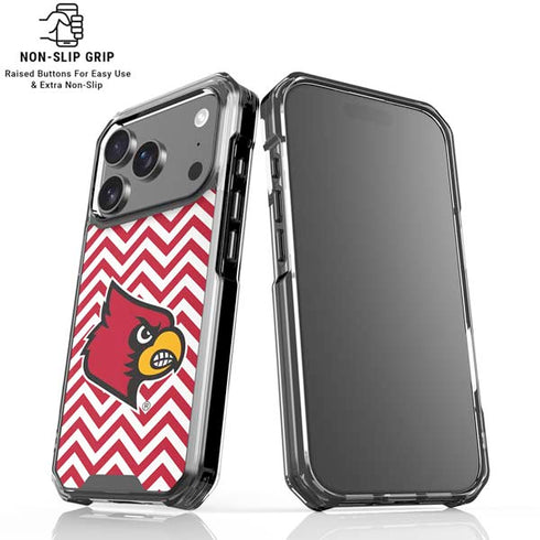 University of Louisville Chevron iPhone 18 Pro Clear Case