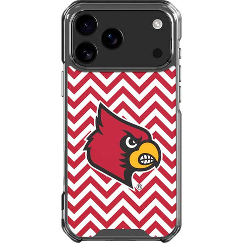 University of Louisville Chevron iPhone 18 Pro Max Clear Case
