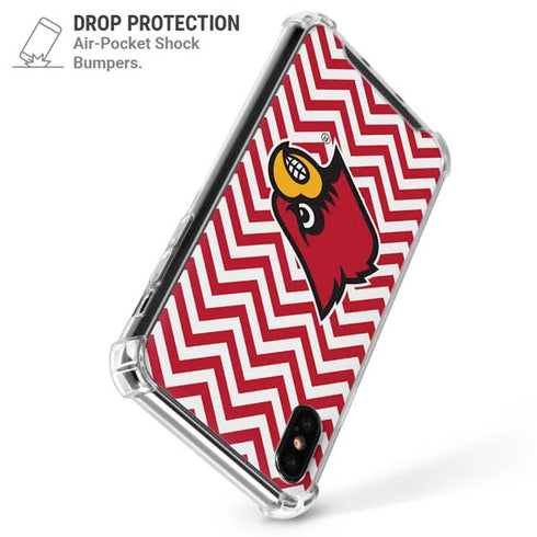 University of Louisville Chevron iPhone X/XS Clear Case