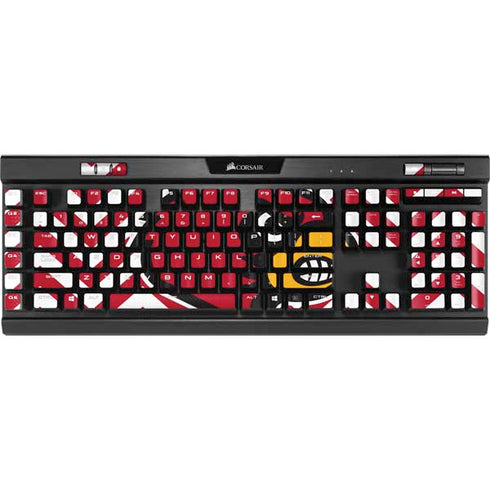 University of Louisville Chevron K95 RGB PLATINUM Mechanical Gaming Keyboard Skin