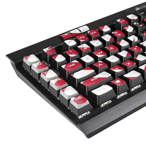 University of Louisville Chevron K95 RGB PLATINUM Mechanical Gaming Keyboard Skin