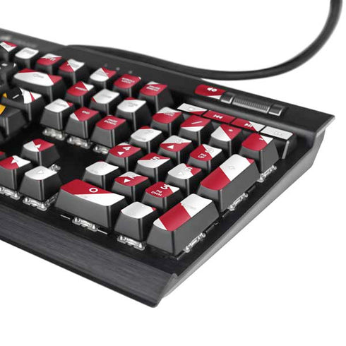 University of Louisville Chevron K95 RGB PLATINUM Mechanical Gaming Keyboard Skin