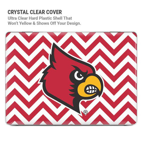 University of Louisville Chevron MacBook Pro 14in (2021-24) Case plus Skin