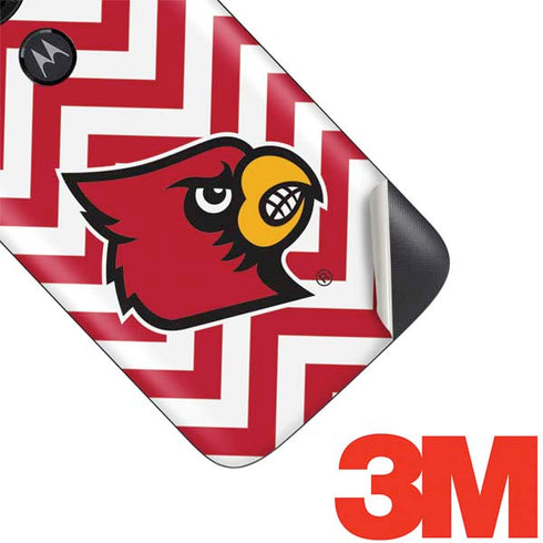 University of Louisville Chevron Moto E5 Play Skin