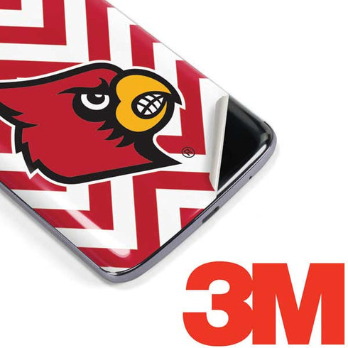 University of Louisville Chevron Moto E5 Plus Skin