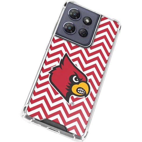 University of Louisville Chevron Moto G Power 5G (2025) Clear Case