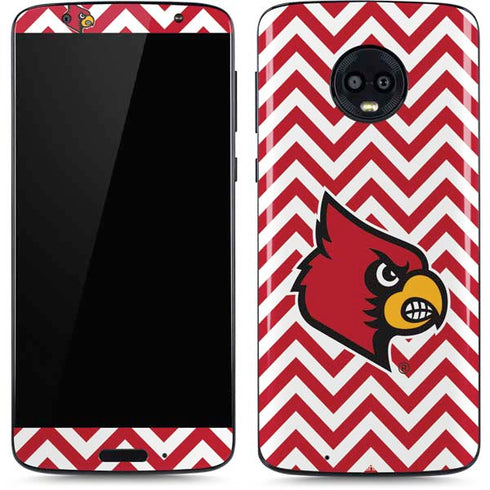 University of Louisville Chevron Moto G6 Skin