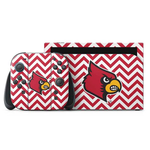 University of Louisville Chevron Nintendo Switch 2 (2025) with Joy-Con Skin