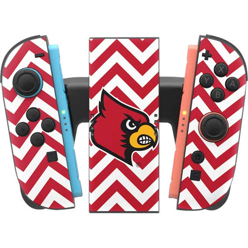 University of Louisville Chevron Nintendo Switch 2 (2025) Joy-Con Controller Skin