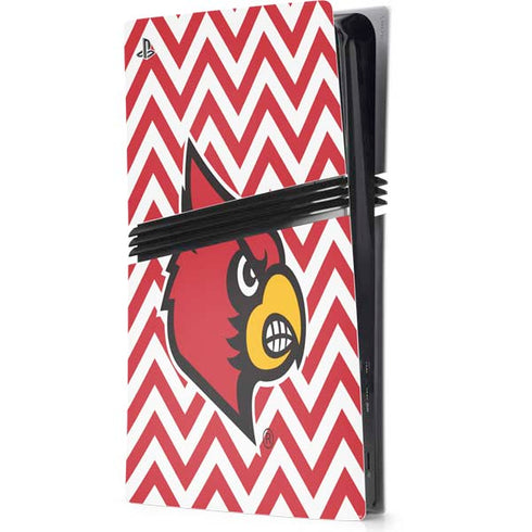 University of Louisville Chevron PS5 Pro Console Skin
