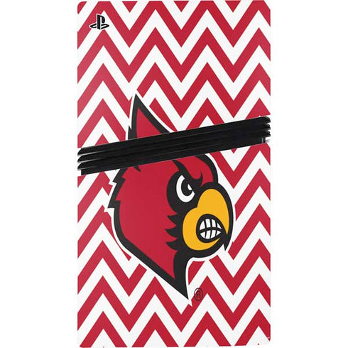 University of Louisville Chevron PS5 Pro Console Skin