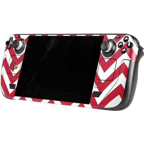University of Louisville Chevron Steam Deck Handheld Gaming Computer Skin