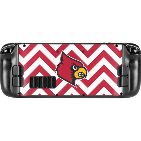 University of Louisville Chevron Steam Deck Handheld Gaming Computer Skin
