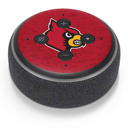 University of Louisville Red Background Amazon Echo Dot Skin