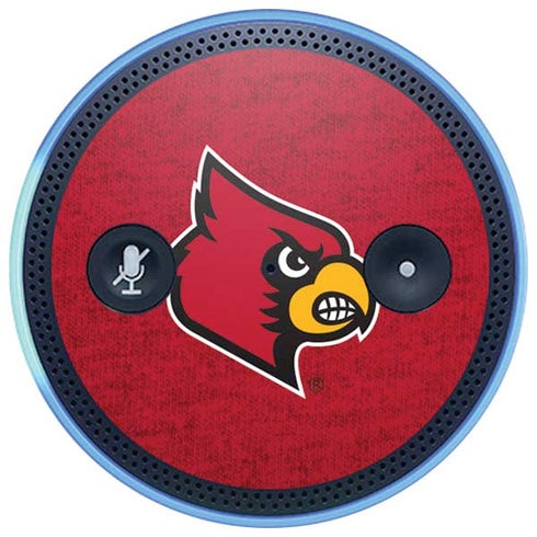 University of Louisville Red Background Amazon Echo Skin