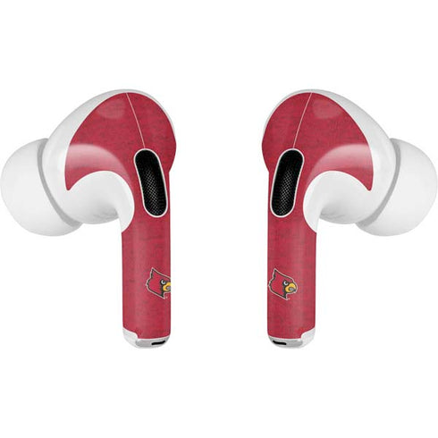 University of Louisville Red Background Apple AirPods Pro Skin