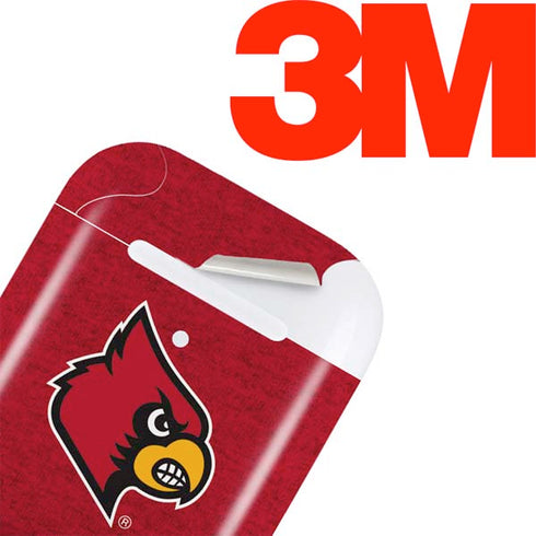 University of Louisville Red Background Apple AirPods Skin