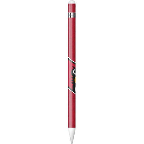University of Louisville Red Background Apple Pencil (1st Gen, 2017) Skin