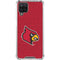 University of Louisville Red Background Galaxy A12 Clear Case