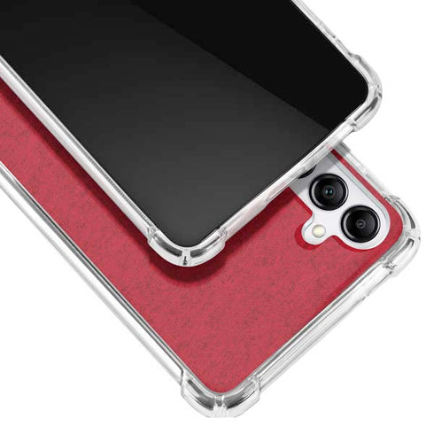 University of Louisville Red Background Galaxy A14 5G Clear Case