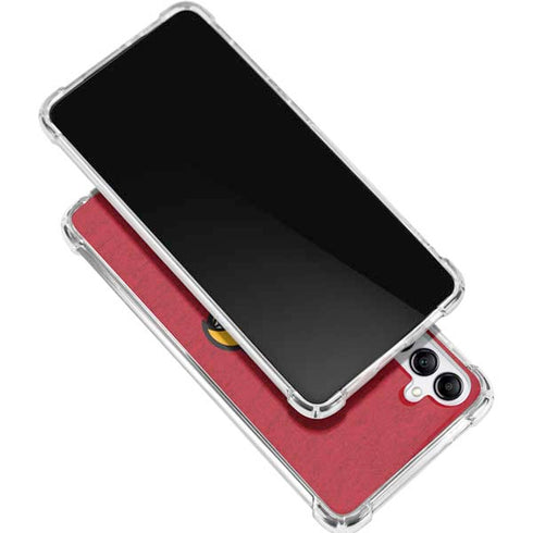 University of Louisville Red Background Galaxy A15 5G Clear Case