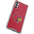 University of Louisville Red Background Galaxy A15 5G Clear Case