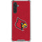 University of Louisville Red Background Galaxy A17 Clear Case
