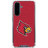 University of Louisville Red Background Galaxy A36 5G Clear Case