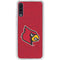University of Louisville Red Background Galaxy A50 Clear Case