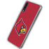 University of Louisville Red Background Galaxy A50 Clear Case