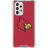 University of Louisville Red Background Galaxy A53 5G Clear Case
