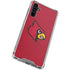 University of Louisville Red Background Galaxy A54 5G Clear Case
