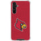 University of Louisville Red Background Galaxy A54 5G Clear Case