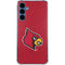 University of Louisville Red Background Galaxy A55 5G Clear Case