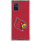 University of Louisville Red Background Galaxy A71 5G Clear Case