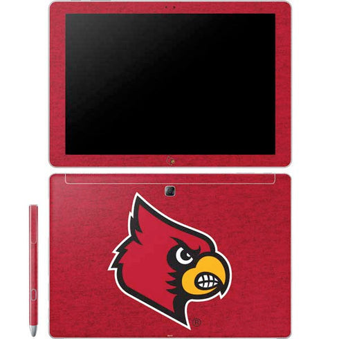 University of Louisville Red Background Galaxy Book 12in Skin