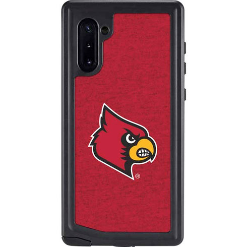 University of Louisville Red Background Galaxy Note 10 Waterproof Case