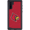 University of Louisville Red Background Galaxy Note 10 Waterproof Case