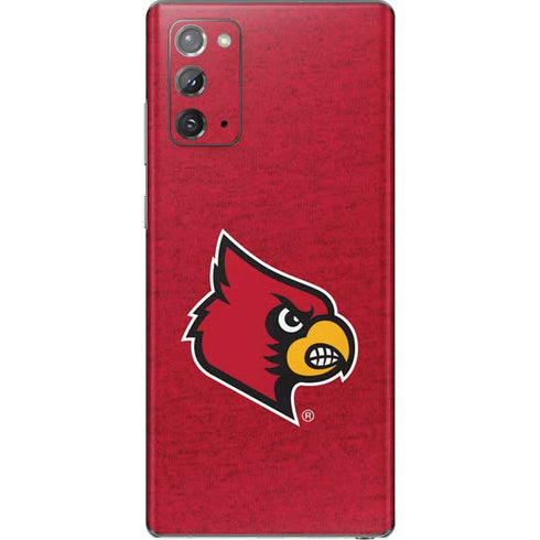 University of Louisville Red Background Galaxy Note20 5G Skin