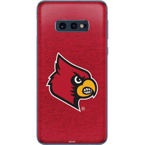 University of Louisville Red Background Galaxy S10e Skin