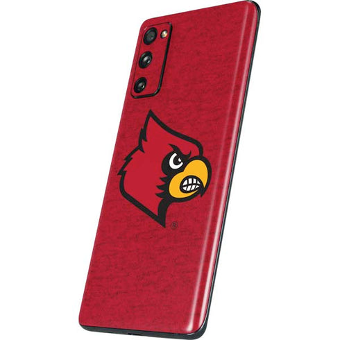 University of Louisville Red Background Galaxy S20 Fan Edition Skin