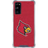 University of Louisville Red Background Galaxy S20 FE Clear Case